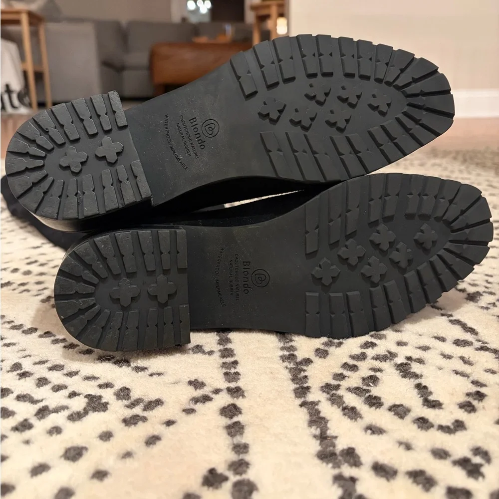 Blondo USA Sierra Waterproof Over-the-Knee Boot in Black Suede (8.5 M) - Picture 3 of 5